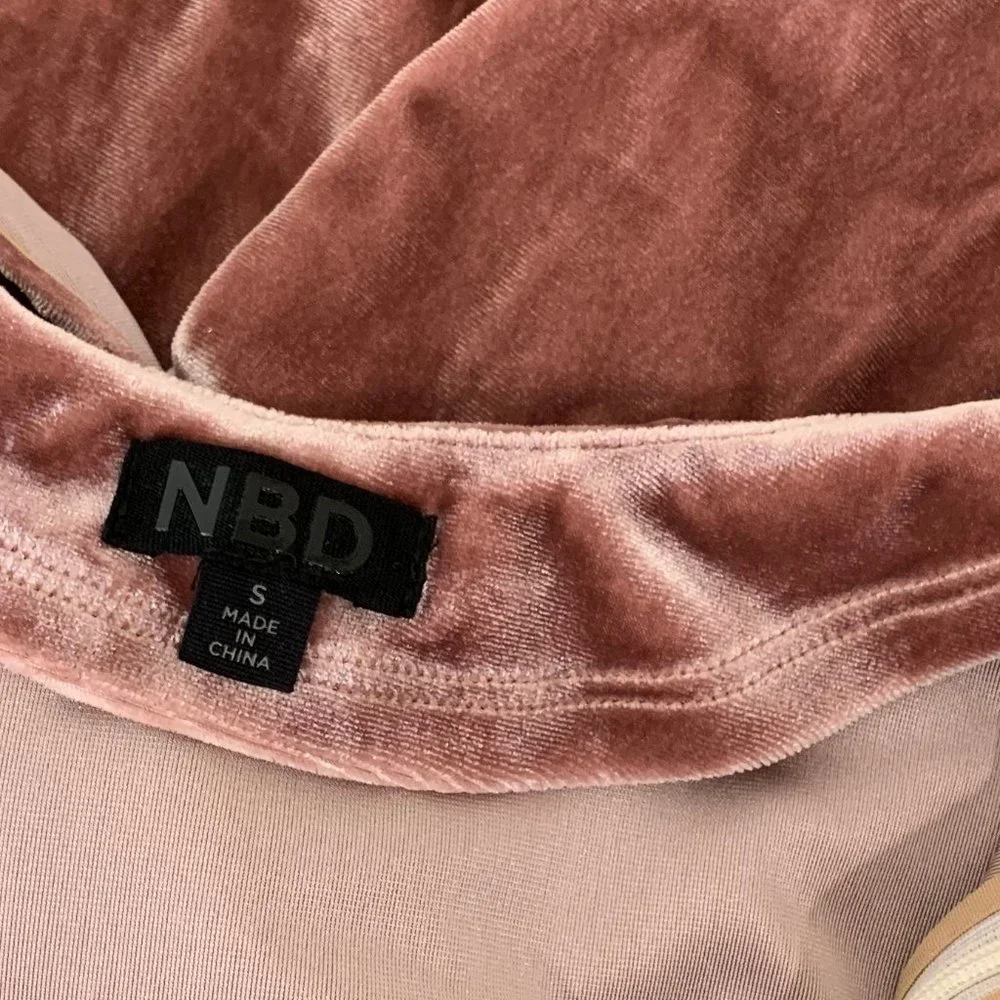 NEW NBD In The Deep Maxi Dress Pink Small E81 - Picture 6 of 9